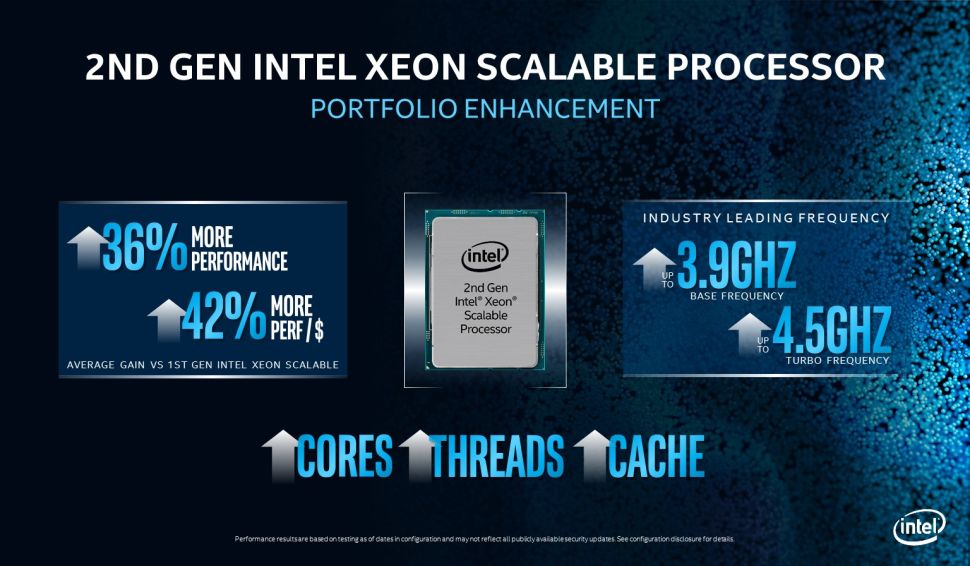 Intel Xeon Refresh: New Cascade Lake Refresh CPUs up to 60 Percent Cheaper Per Core